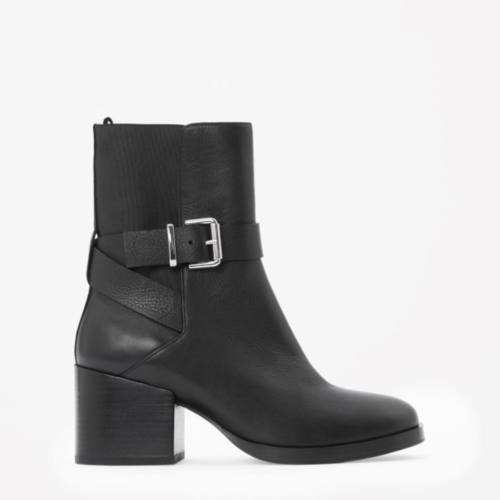 COS Leather Strap Boots